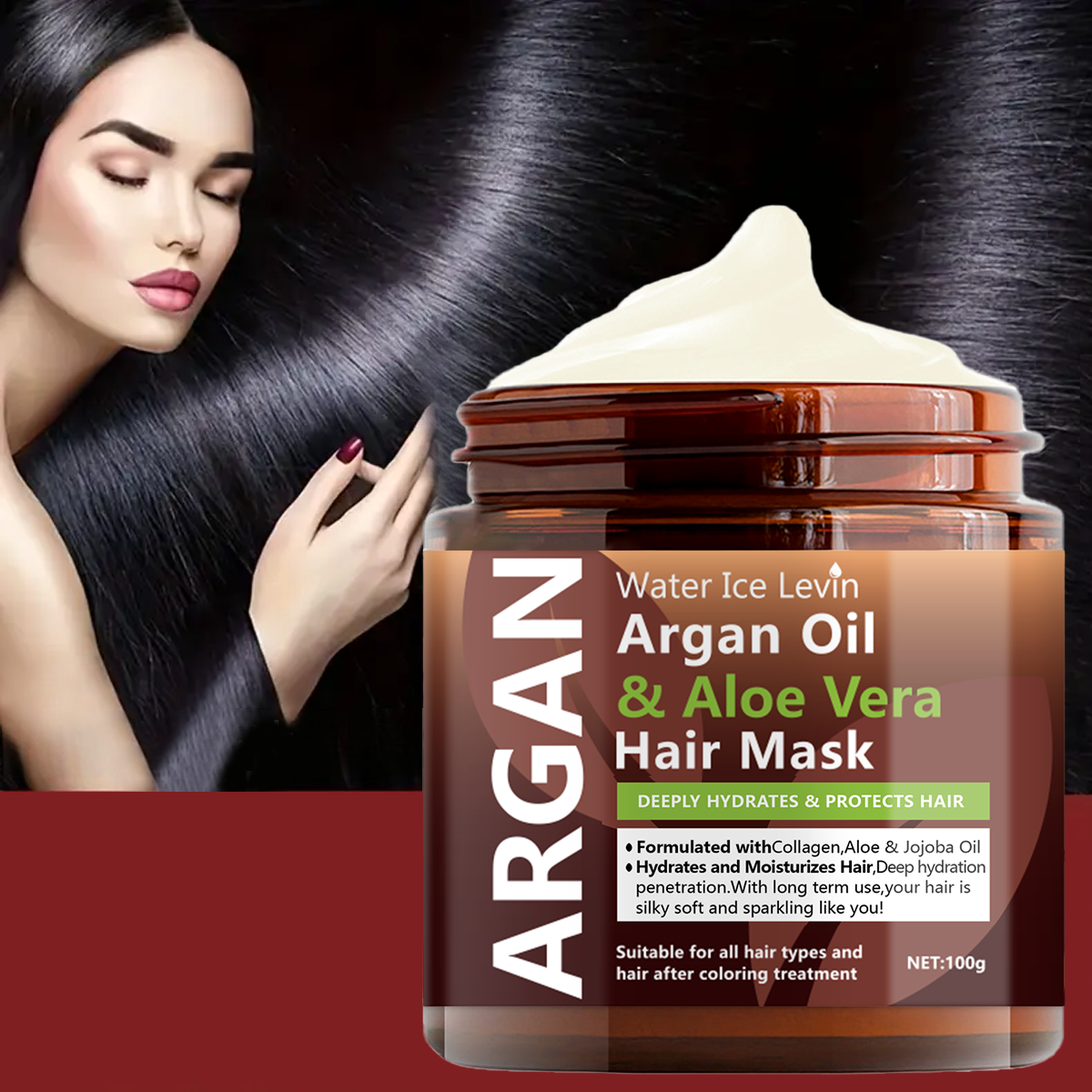 Hair Care Gisou - Argan Oil & Aloe Vera Hair