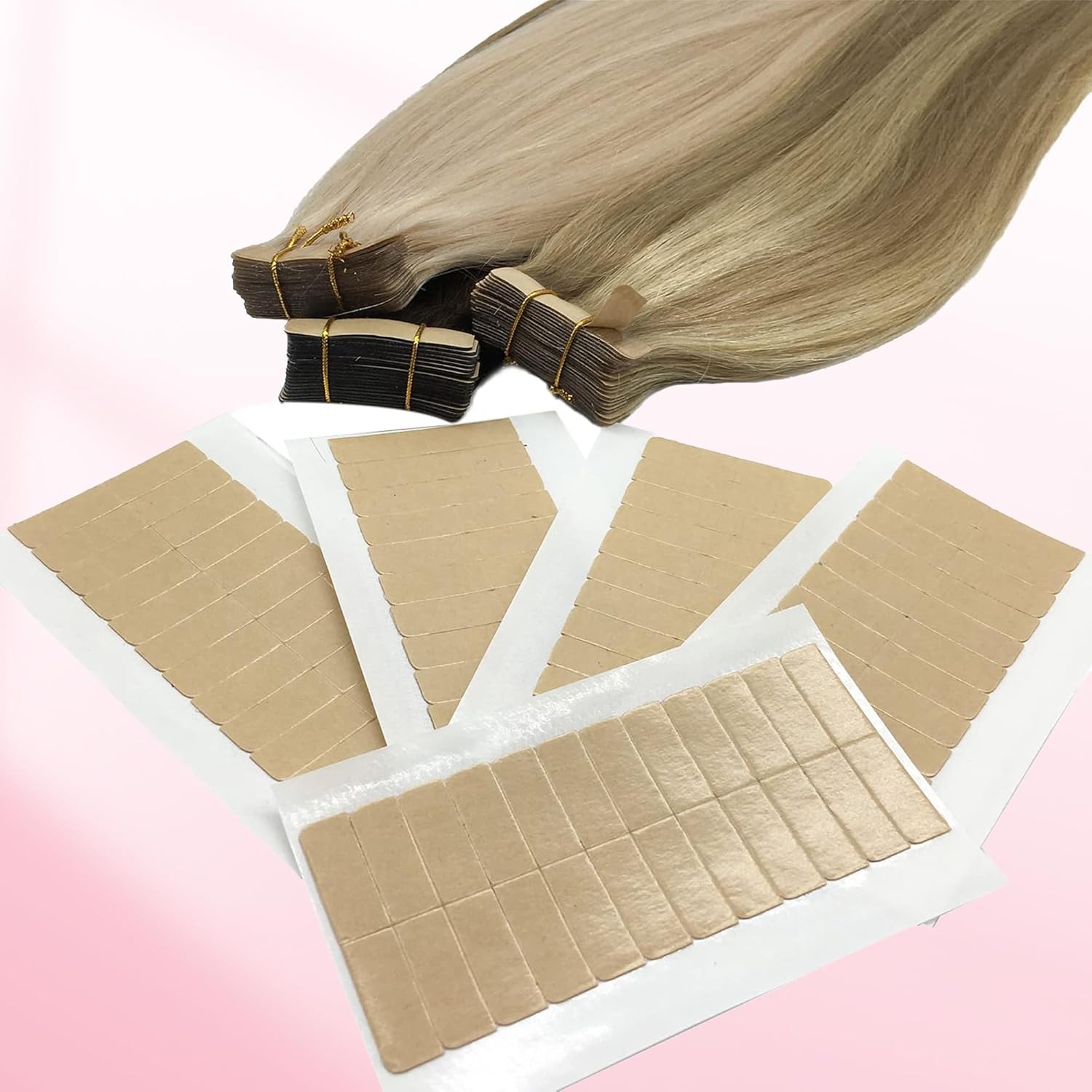 72Tabs(6sheets）Hair Extension  – Hair Extension Tape In Bewertung und Preis
