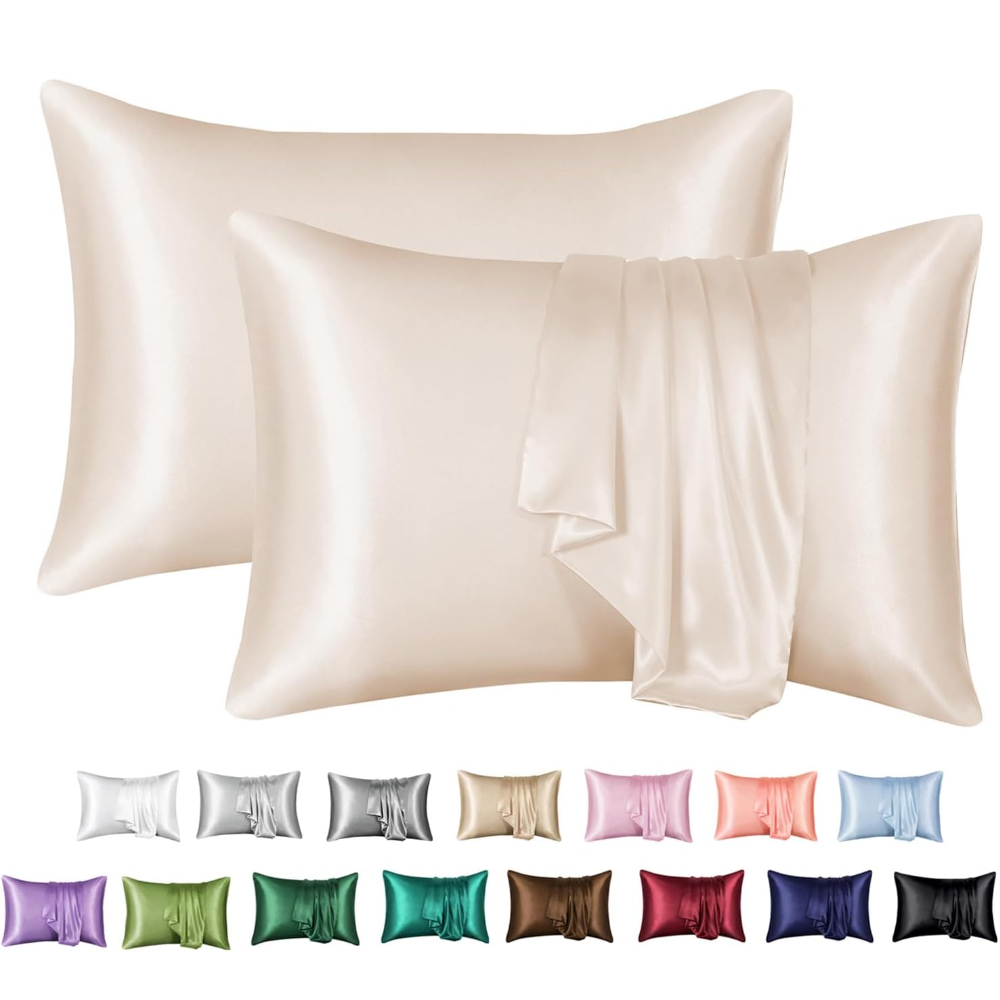2 Pack Satin Pillowcase for Ha – Satin Pillowcase Silk Bewertung und Preis
