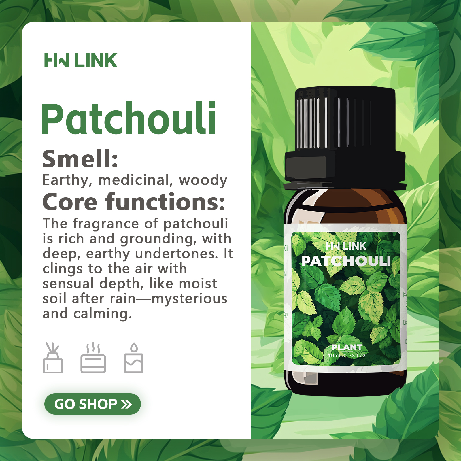 10ml Patchouli Essential Oils  – Hair Care Natur Bewertung und Preis