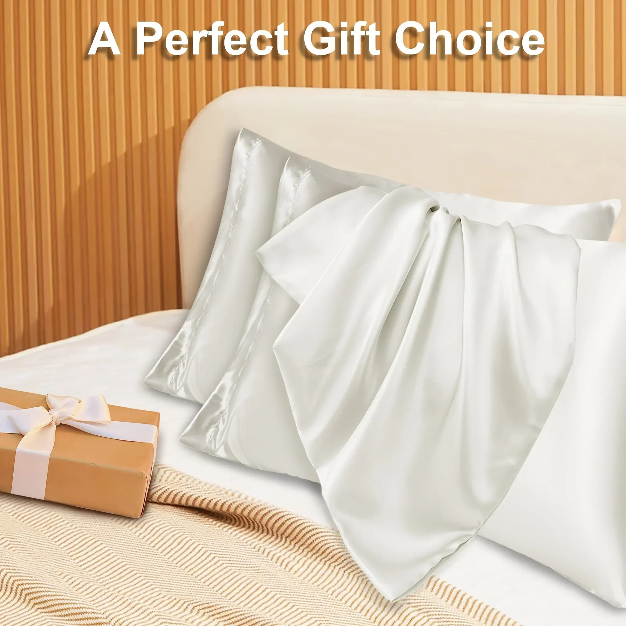 2pcs Luxury Satin Envelope Pil – Satin Pillowcase Silk Bewertung und Preis