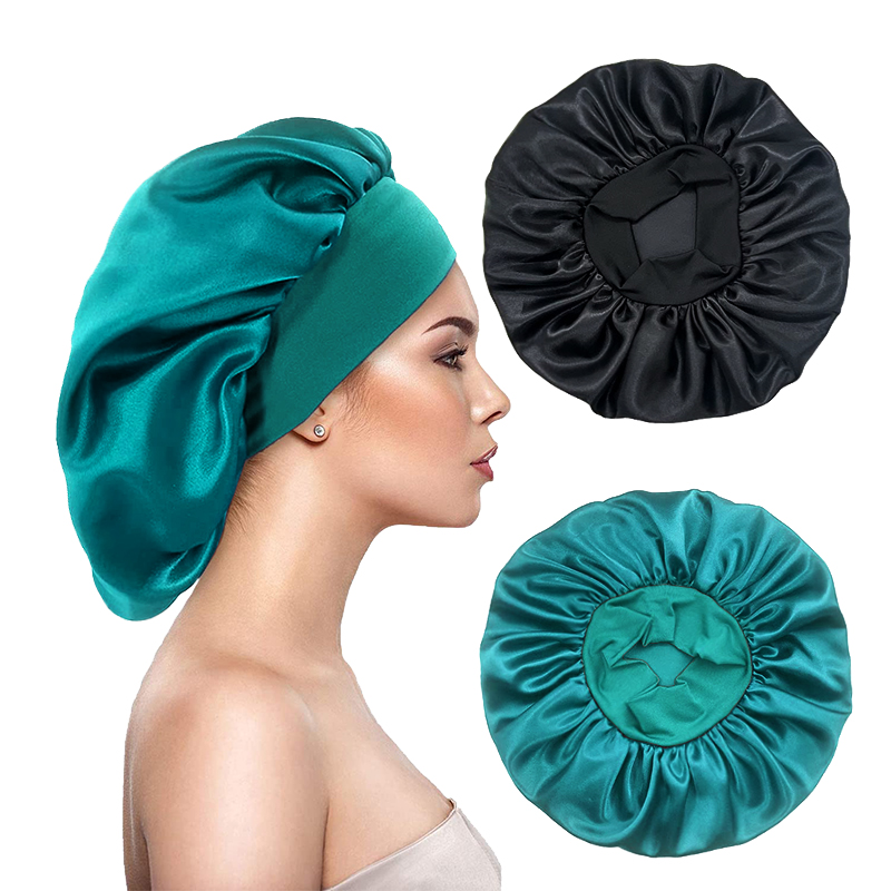2PCS/LOT Women's Satin Solid B – Hair Care China Bewertung und Preis